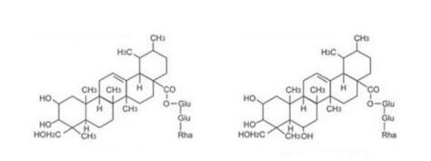 Structure of Asiaticoside and Madecassic acid